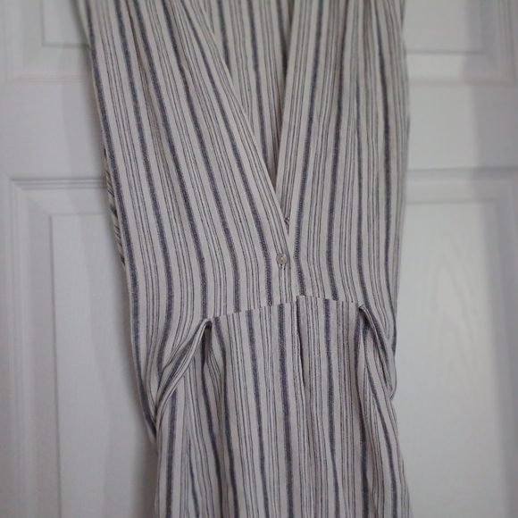 Tahari Womens Size L Ftont Tie Knot Sleeveless Midi dress - Picture 5 of 8